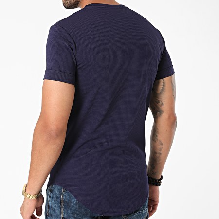 Uniplay - Tee Shirt Oversize UY666 Bleu Marine