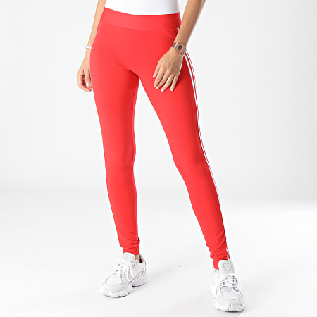 Adidas Sportswear - Legging Femme A Bandes H07772 Rouge