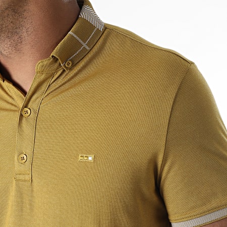 Classic Series - Polo Manches Courtes 1101 Jaune Moutarde
