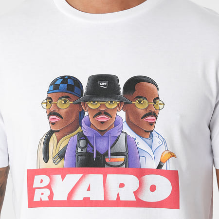 Dr. Yaro & La Folie - Camiseta Big Three Blanca
