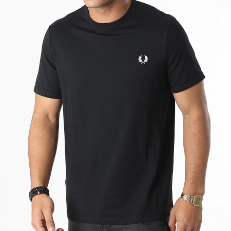 Fred Perry - Camiseta Chalky M3519 Negro