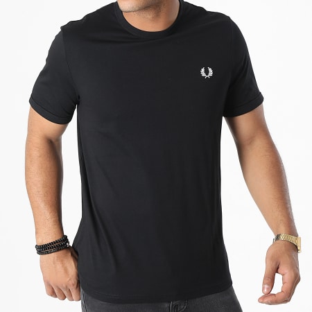 Fred Perry - Tee Shirt Chalky M3519 Noir