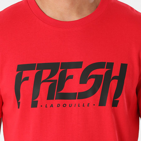 Fresh La Douille - Maglietta Logo Rosso Nero