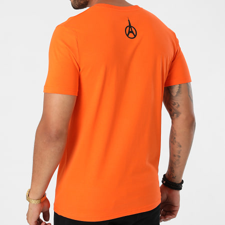 Sale Môme Paris - Tee Shirt Logo Orange Noir