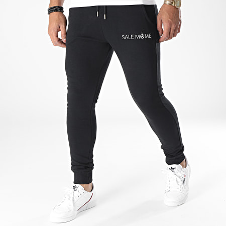 Sale Môme Paris - Pantalon Jogging Logo Noir Blanc