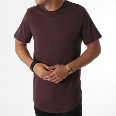 Only And Sons - Tee Shirt Oversize Matt Life Bordeaux