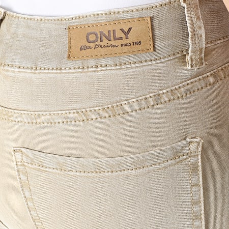 Only - Pantaloni skinny Cargo Missouri beige da donna