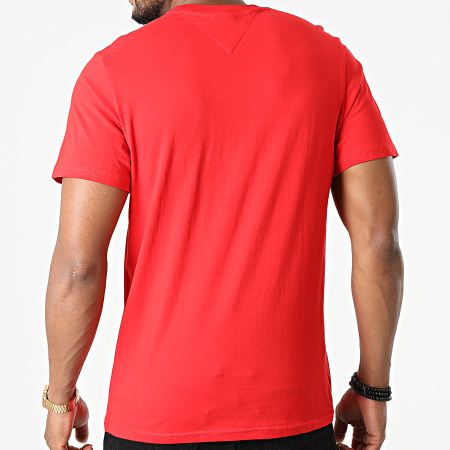 Tommy Jeans - Tee Shirt Corp Logo 0103 Rouge
