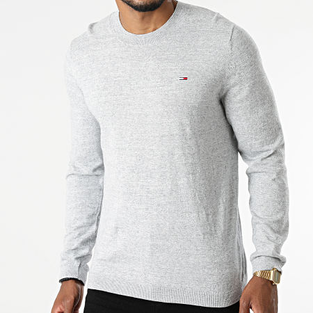 Tommy Jeans - Grindle 0920 Maglione a coste grigio erica