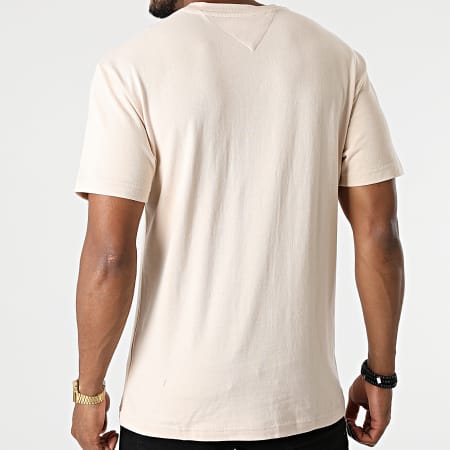 Tommy Jeans - Tee Shirt Tommy Badge 0925 Beige