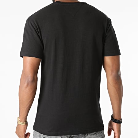 Tommy Jeans - Tee Shirt Tommy Badge 0925 Noir