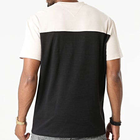 Tommy Jeans - Canesú Colorblock Camiseta 0930 Negro Beige