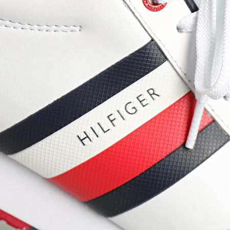 Tommy Hilfiger - Baskets Corporate Leather Flag Runner 2651 White