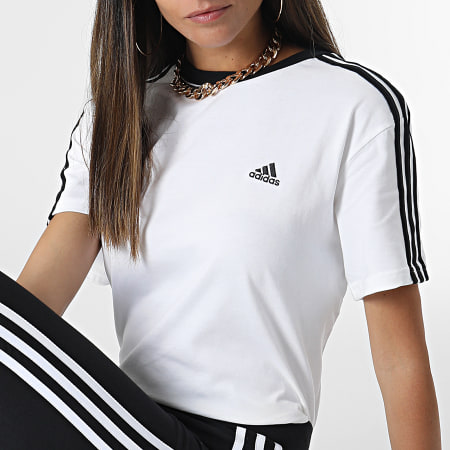 Adidas Sportswear - Maglietta donna Boyfriend H10201 Bianco
