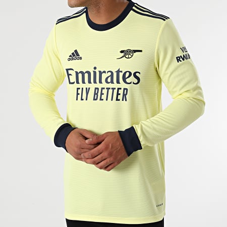 Adidas Sportswear - Tee Shirt De Sport Manches Longues A Bandes Arsenal GQ3263 Jaune
