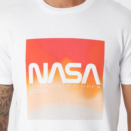 NASA - Maglietta Nasa Block Orange White