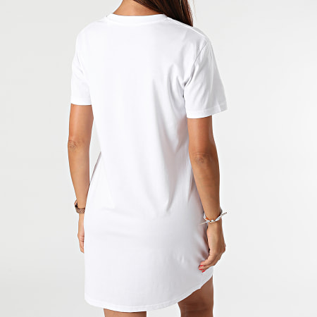 Luxury Lovers - Vestido Camiseta Mujer Released Ba Blanco
