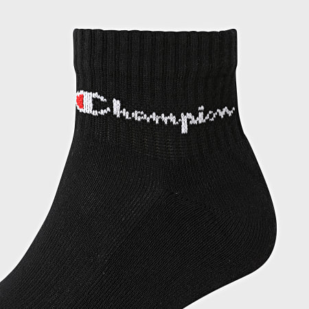 Champion - Set di 2 paia di calzini neri Y0ABC