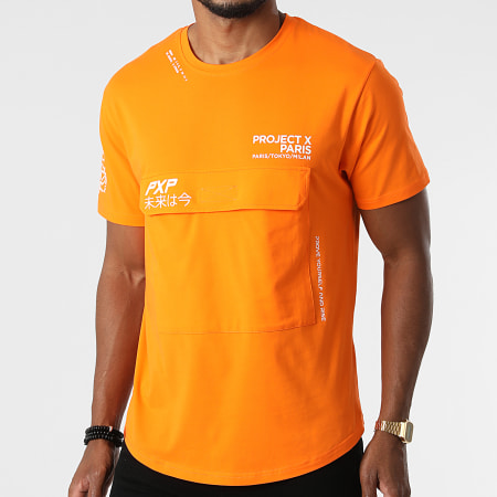 Project X Paris - Tee Shirt Poche Oversize 2110162 Orange