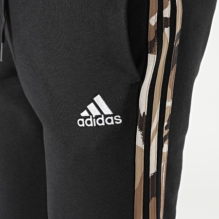 Adidas Sportswear - Pantalon Jogging A Bandes Camouflage GV2125 Noir