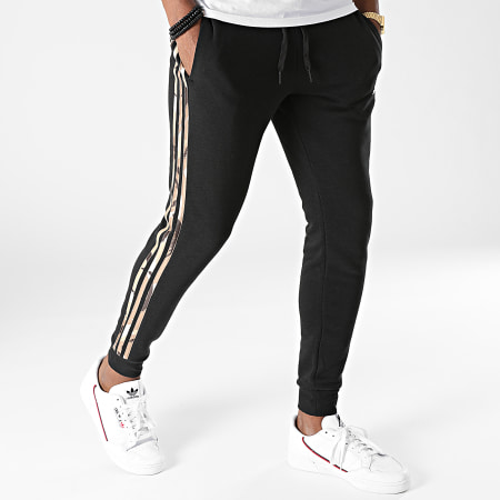 Adidas Sportswear - Pantalon Jogging A Bandes Camouflage GV2125 Noir