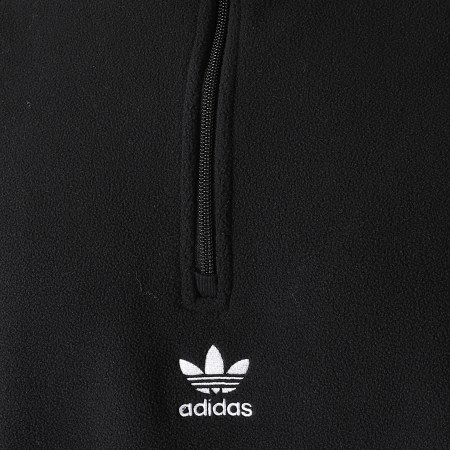 Adidas Originals - Trefoil Zip Neck Sweat Top H06680 Nero