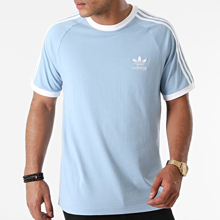 Adidas Originals - Tee Shirt A Bandes H37759 Bleu Clair