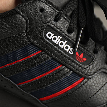 Adidas Originals - Baskets Continental 80 Stripes FX5091 Core Black  Collegiate Navy Vivid Red - LaBoutiqueOfficielle.com