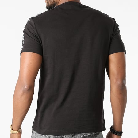 Calvin Klein - Tee Shirt A Bandes Essential Logo Tape 7312 Noir