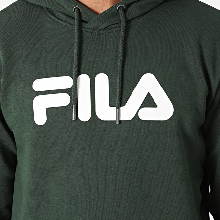 Fila - Felpa con cappuccio Classic Pure 681090 Verde