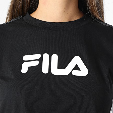 Fila - Tee Shirt Femme A Bandes Necia 688988 Noir