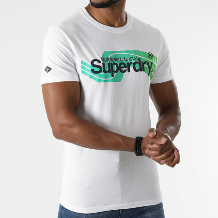 Superdry - Tee Shirt Classic Cali M1011007A Blanc
