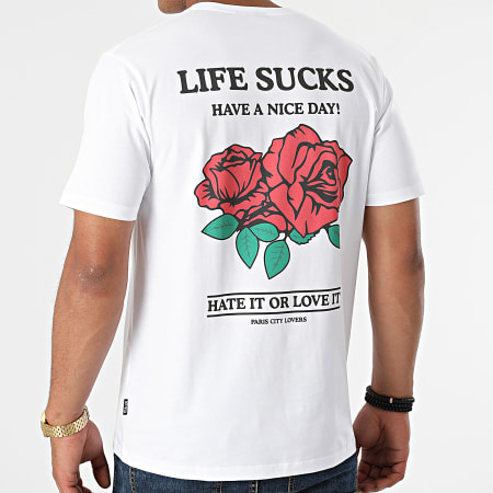Classic Series - Camiseta Life Sucks Blanca