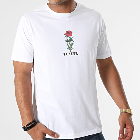 Tealer - Tee Shirt In Peace We Trust Blanc