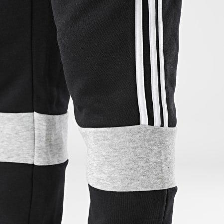 Adidas Sportswear - Pantalon Jogging A Bandes Essentials Colorblock GV5245 Noir