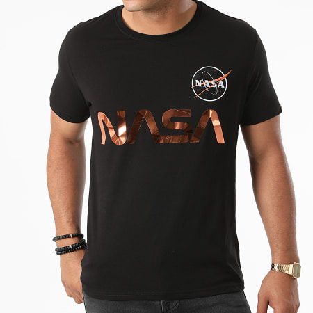 Alpha Industries - Tee Shirt NASA Reflective T 178501 Noir