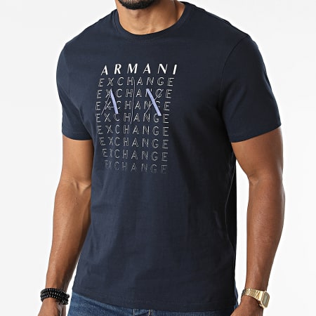 Armani Exchange - Tee Shirt 6KZTBW-ZJV5Z Bleu Marine