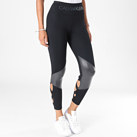 Calvin Klein Jeans - Legging De Sport Femme 00GWT1L661 Noir