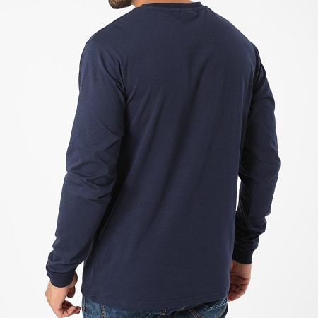 Fila - Tee Shirt Manches Longues Edric 689112 Bleu Marine