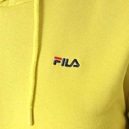 Pull fila femme jaune discount