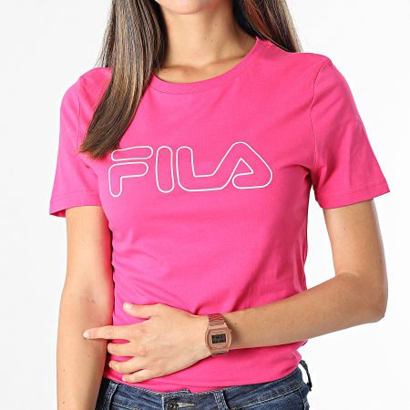 T shirt fila rose femme new arrivals