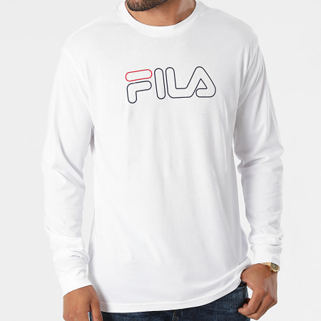Fila - Tee Shirt Manches Longues Laurus 683210 Blanc