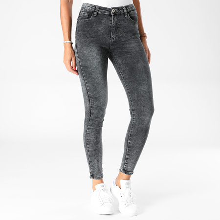 Girls Outfit - Jean Skinny Femme B915 Gris Anthracite
