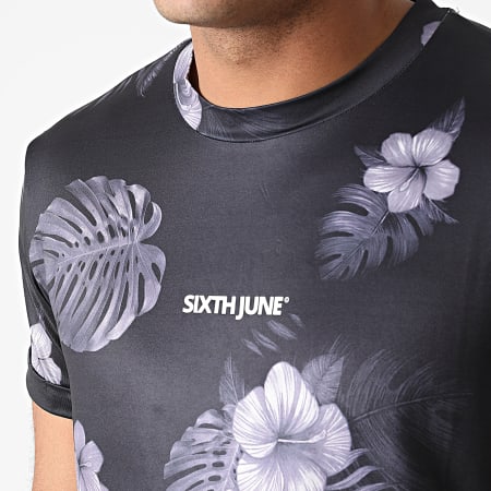 Sixth June - Tee Shirt Oversize M22372VTS Noir Floral