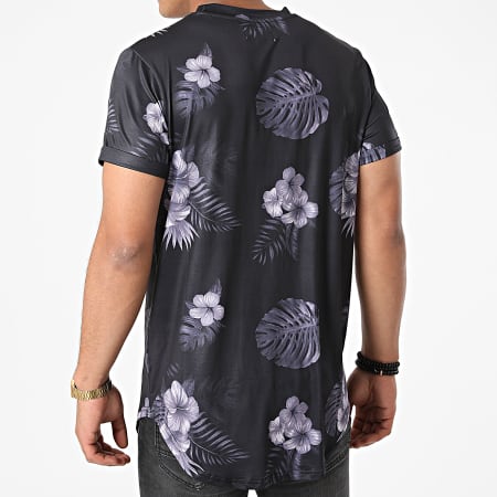 Sixth June - Camiseta Oversize M22372VTS Negra Floral