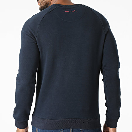 Chemise bleu marine à paillettes Dries Van Noten en solde