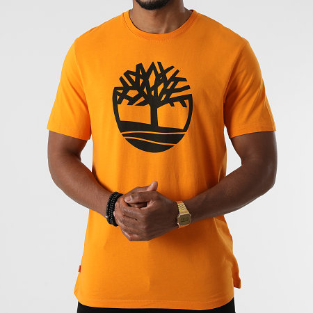 Timberland - Tee Shirt Kennebec River Brand Tree A2C2R Orange