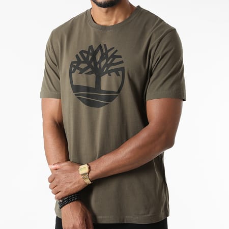 Timberland - Kennebec River Brand Tree Camiseta A2C2R Verde caqui
