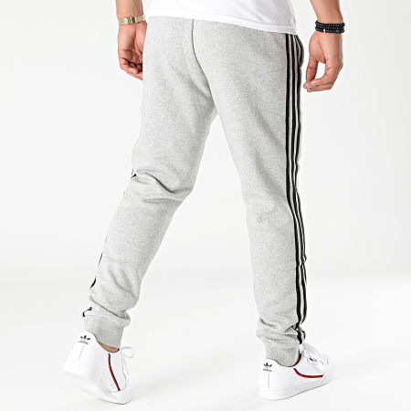Adidas Sportswear - Pantalon Jogging A Bandes 3 Stripes GK8824 Gris Chiné