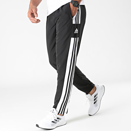 Adidas Sportswear - Squadra 21 Presentazione Pantaloni da jogging con bande GT8795 Nero